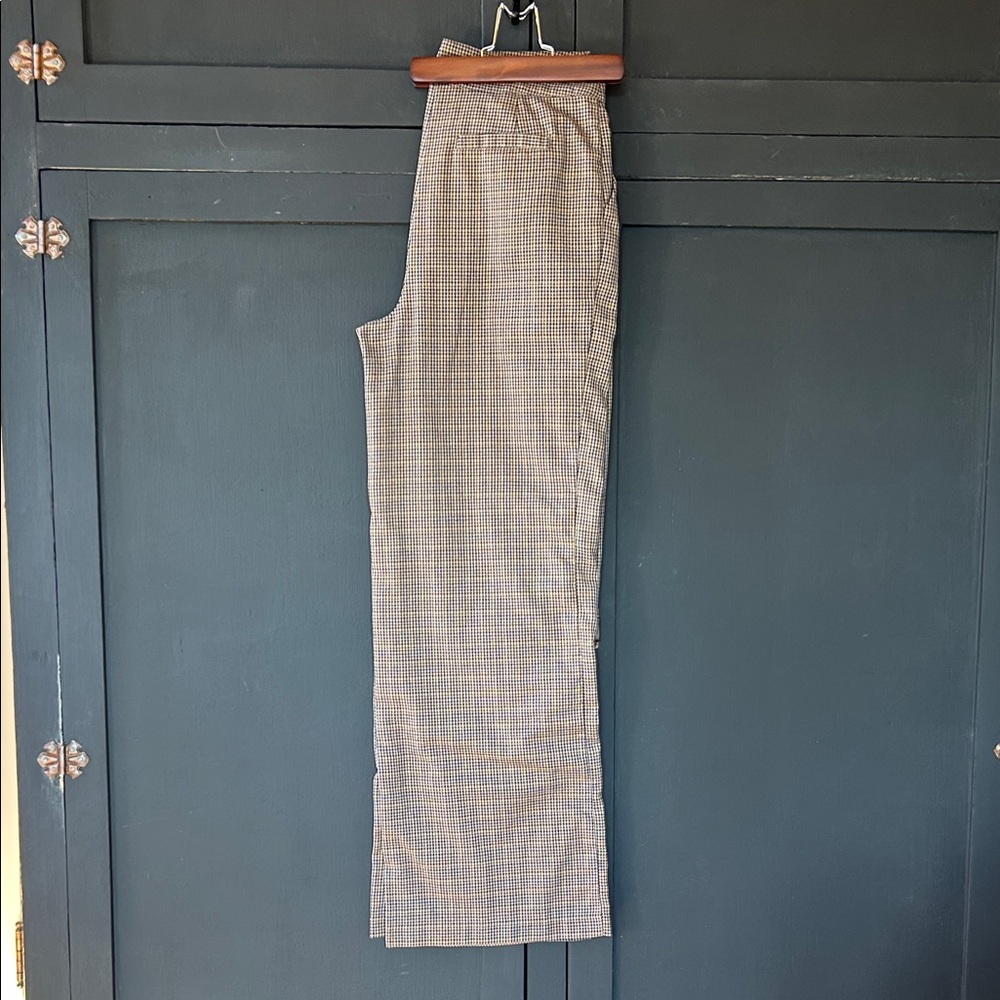 Steve Madden Women's Checkered Trousers - Black and Brown